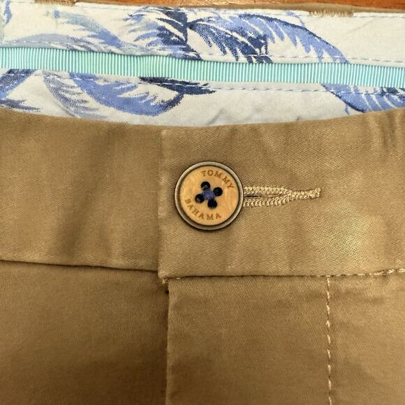 Tommy Bahama Boracay Flat Front Chino Pants Tencel Blend Men's 38x34 Dark Gray - Picture 4 of 13